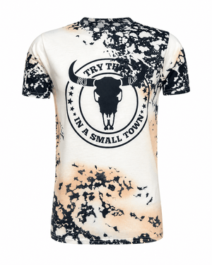 ILTEX Apparel Women's Clothing Rodeo Small Town Short Sleeve Top