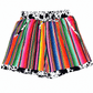 ILTEX Apparel Women's Clothing Serape Cow Black Women's Shorts