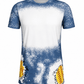 ILTEX Apparel Women's Clothing Softball Cheetah Gray Blank Faux Bleached Top