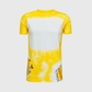 ILTEX Apparel Women's Clothing Softball Cheetah Yellow Blank Faux Bleached Top