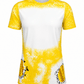 ILTEX Apparel Women's Clothing Softball Cheetah Yellow Blank Faux Bleached Top