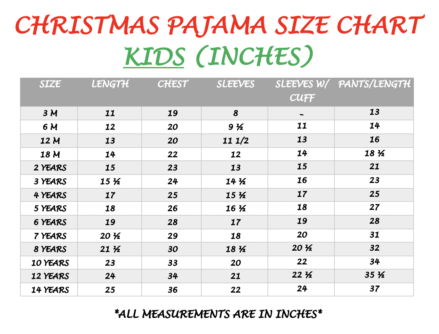 ILTEX Apparel Christmas Red Green Family Pajama Set (Kids & Adult)